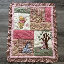 Edredom de pelúcia reversível Disney Winnie The Pooh Tigger Piglet berço cobertor comprar usado  Enviando para Brazil