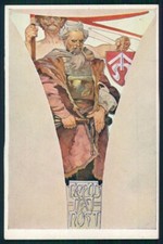 Cartolina artista firmata usato  Gambolo