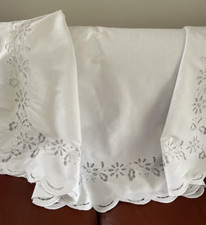 Drap ancien broderie d'occasion  Chauny