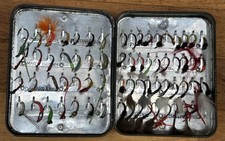 Fishing flies box for sale  FLINT