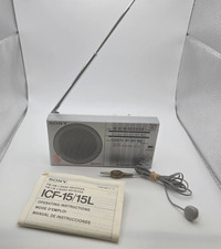 Rádio Sony AM FM 2 bandas modelo IFC-15/15 vintage 1984 comprar usado  Enviando para Brazil