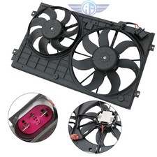 Usado, Ajuste para 2005-2015 Volkswagen Jetta 2.5L conjunto de ventilador de refrigeração radiador VW3120100 comprar usado  Enviando para Brazil