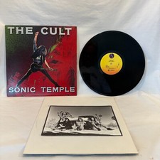 The Cult Sonic Temple LP 1st Issue w/ Inner - Sire 1989 1-25871 - Vinyl is VG comprar usado  Enviando para Brazil