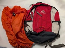 Pacote infantil Vaude e capa de chuva mochila de caminhada acampamento vermelho laranja comprar usado  Enviando para Brazil