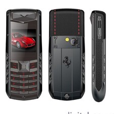 Desbloquear Vertu Ferrari V5 Pro botão reto empresarial metal celular luxo, usado comprar usado  Enviando para Brazil