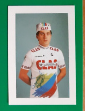 CYCLISME carte cycliste GONZALO AGUIAR MARTINEZ équipe CLAS 1989 Signée, usado comprar usado  Enviando para Brazil