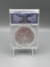 2015 México 1 oz prata Libertad MS-70 ANACS, usado comprar usado  Enviando para Brazil