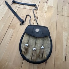 Scottish leather sporran for sale  RUGELEY