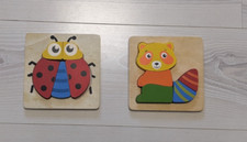Holzpuzzle waschbär marienkä gebraucht kaufen  Pirmasens