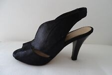 Sandales cuir noir d'occasion  Tours-