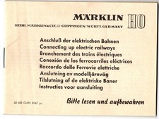 Märklin anleitung anschluß gebraucht kaufen  Peine