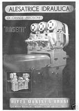 Pubblicita 1942 alesatrice usato  Biella