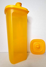 Jarro Tupperware Slim Line quadrado 2 litros laranja com filtro flip top comprar usado  Enviando para Brazil