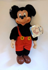 1981 Applause Mickey Mouse Pelúcia Walt Disney 10" Shorts Vermelho Vintage com Etiquetas 8528 comprar usado  Enviando para Brazil