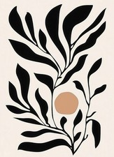 Plakat 13x18cm Kwietnik  Minimalistyczny , Wnętrza Styl Skandynawski, Boho na sprzedaż  PL