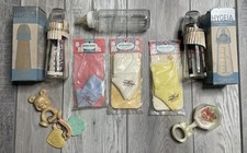 Lote Vintage de Garrafas de Enfermagem, Evenflo, Meias e Brinquedos Hygeia Nurser comprar usado  Enviando para Brazil