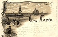 Gruss cuxhaven litho gebraucht kaufen  Eimeldingen