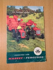 Usado, PRÉ USADO MASSEY - TRATORES FERGUSON VÃO MAIS LONGE FOLHETO AGRÍCOLA COLORIDO GC comprar usado  Enviando para Brazil