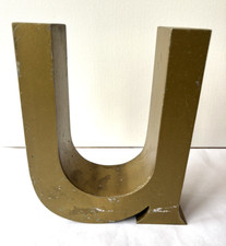 Vintage metal gold for sale  LONDON