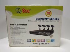 QSee Economy Series 4 canais DVR e 4 kit de câmera externa /w 250GB Sata HDD comprar usado  Enviando para Brazil