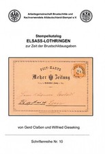 Stempelkatalog elsass lothring gebraucht kaufen  Hennstedt