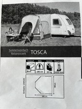 Reisevorzelt wohnwagen tosca gebraucht kaufen  Falkensee
