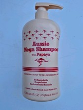 Mega xampu australiano vintage com extrato de mamão 1 L 33,8 oz. Todos os tipos de cabelo novos comprar usado  Enviando para Brazil