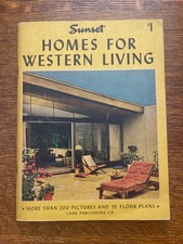 1952 MCM Sunset Homes for Modern Living Beach Mid Century Modern Plans Design comprar usado  Enviando para Brazil