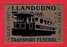 Placa de lembrança de expositores - Festival de transporte Llandudno 1997 - Bonde Great Orme comprar usado  Enviando para Brazil