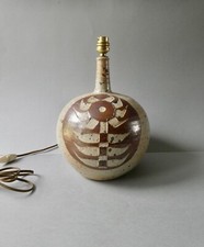 Pied lampe grès d'occasion  Mortrée