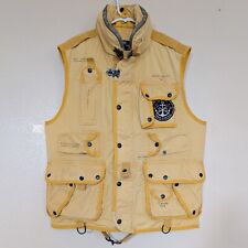 Jaqueta Polo Vintage Ralph Lauren Estação Naval Colete Utilitário Náutico Extra Grande Com Capuz, usado comprar usado  Enviando para Brazil