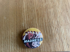 Madness badge vintage. for sale  SUNDERLAND