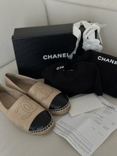 Chanel espadrilles leder gebraucht kaufen  Berlin