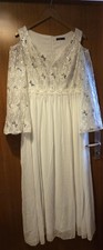 Standesamtkleid spitzen glitze gebraucht kaufen  Hattersheim