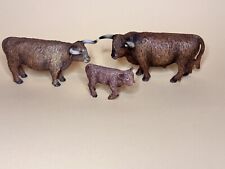 Schleich Scottish Highland Cattle Family: Cow Bull Bezerro, usado comprar usado  Enviando para Brazil