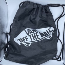 Mochila Vans preta logotipo bolsa de cordão leve design clássico embalável comprar usado  Enviando para Brazil