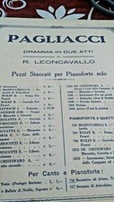 Spartito canto pianoforte usato  Bologna