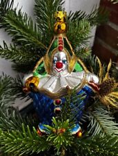 Christbaumschmuck glas clown gebraucht kaufen  Schortens