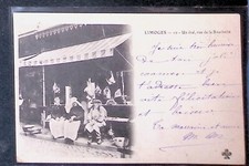 Cpa limoges étal d'occasion  Lyon II