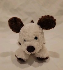 Brinquedo de pelúcia Carters Dog Gone fofo branco marrom manchado chocalho bebê arco  comprar usado  Enviando para Brazil