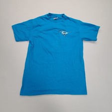 Usado, Camisa ressaca vintage adulto azul média feita nos EUA Shelter Cove Hanes masculina comprar usado  Enviando para Brazil