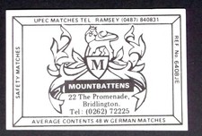 Matchbox label upec for sale Matchbox label upec for sale  EASTBOURNE