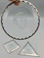Vtg clear etched for sale  Rochester