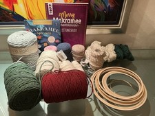 Konvolut makramee garn gebraucht kaufen  Köln