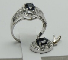 Schmuck set weißgold gebraucht kaufen  Sande