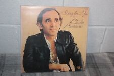 Charles aznavour sing for sale  CASTLEFORD