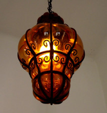 Ancien plafonnier verre d'occasion  Plœuc-sur-Lié
