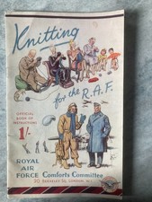 Ww2 knitting raf for sale  LONDON