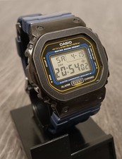 Casio G-Shock DW-5600EB-2V moldura de titânio azul relógio digital vintage DW5600 raro comprar usado  Enviando para Brazil
