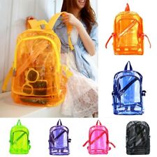Bolsas transparentes femininas para meninas mochila transparente bolsa escolar de viagem mochila de segurança comprar usado  Enviando para Brazil